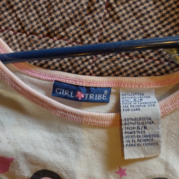 Vintage baby girl girl summer shirt size 5-6 - Picture 6 of 9